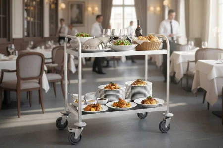 Wózek Kelnerski ze Stali Nierdzewnej - Rewolucja w Profesjonalnym Serwisie Gastronomicznym