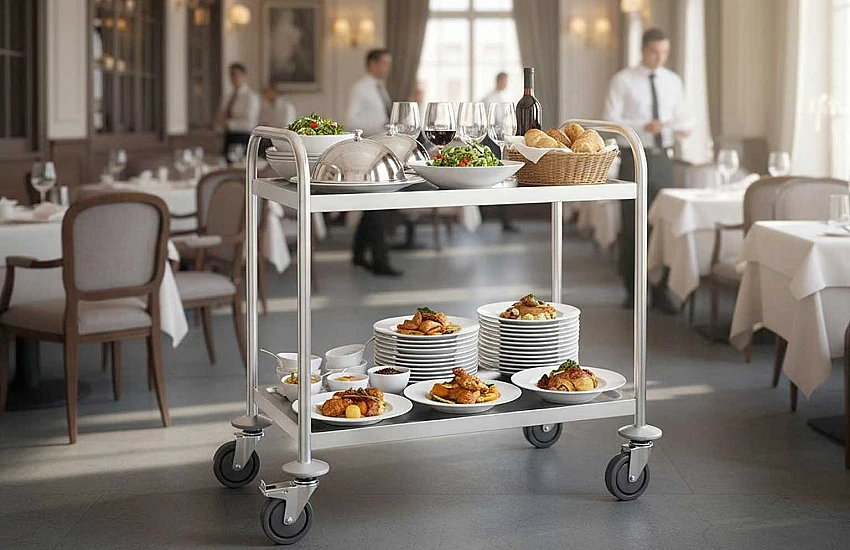Wózek Kelnerski ze Stali Nierdzewnej - Rewolucja w Profesjonalnym Serwisie Gastronomicznym
