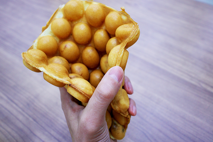 Hong Kong i Makau słyną z bubble waffles