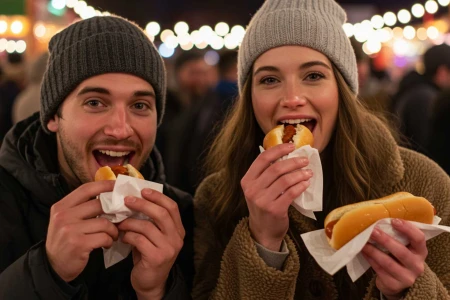 Hot-dogi i kiełbaski na jarmark świąteczny - najlepsze podgrzewacze rolkowe