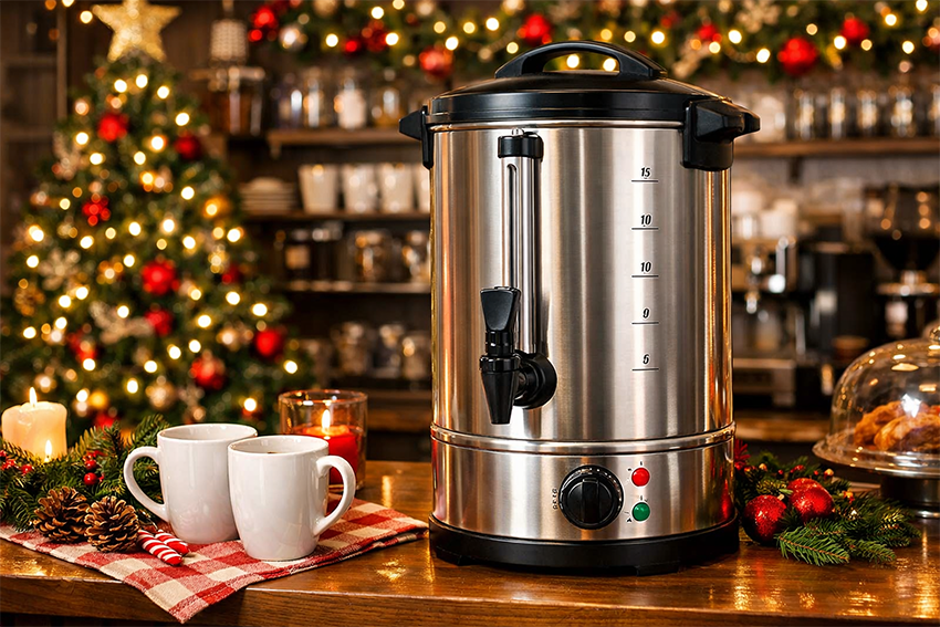 Świąteczna kawa, herbata i grzane wino bez stresu - najlepsze praktyki z termosami i warnikami dla lokali