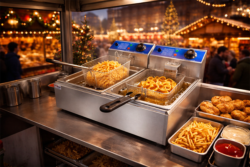 Frytkownica podwójna